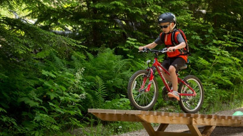 How to build a mountain bike teeter totter?