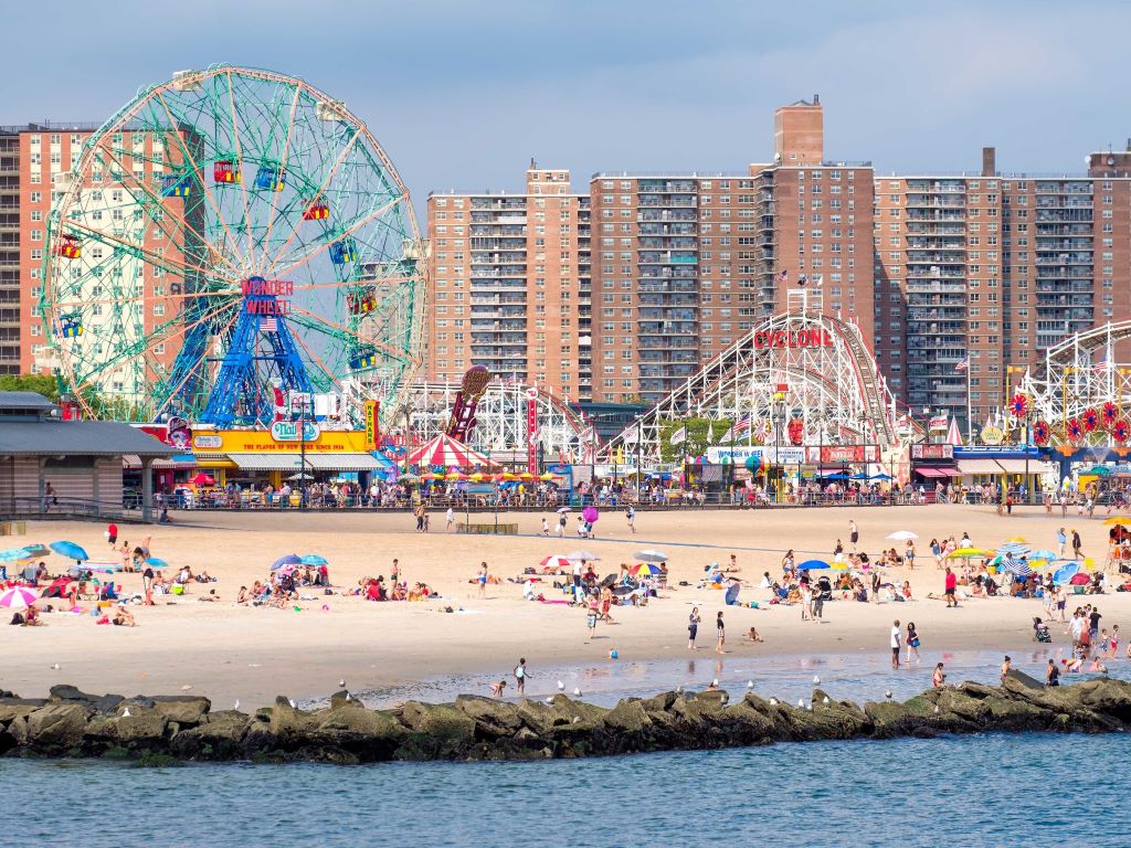 How do you enjoy Coney Island?
