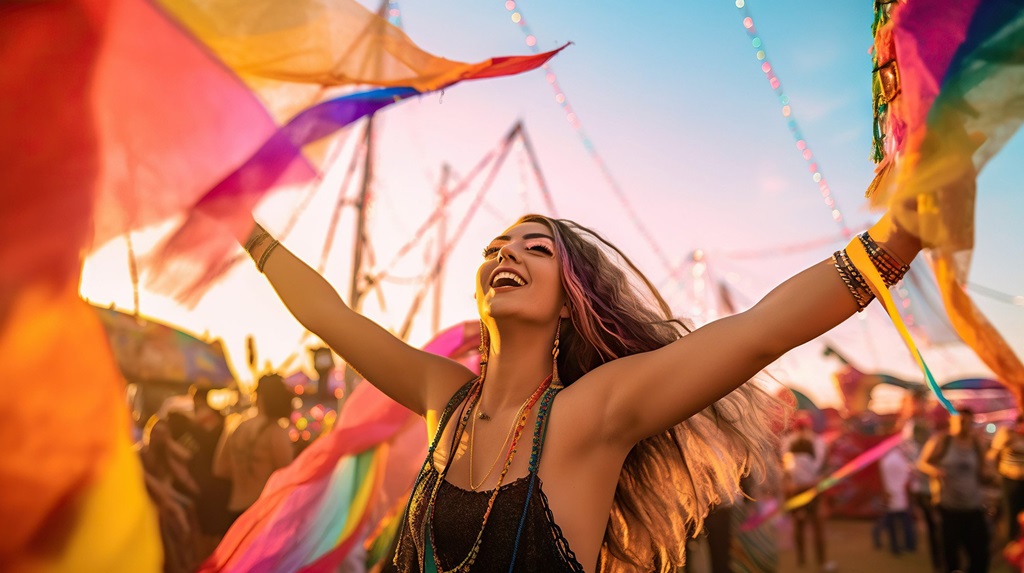 How do I find solo travellers at music festivals?